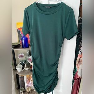 Green t shirt dress
